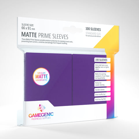 GG - Gamegenic Matte Prime Sleeves (Purple)