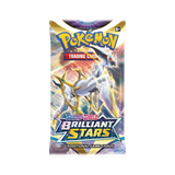 Frontansicht eines Booster der Pokémon TCG Erweiterung Brilliant Stars