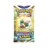 Frontansicht eines Booster der Pokémon TCG Erweiterung Brilliant Stars