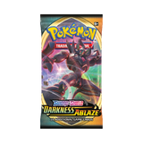 Frontansicht eines Booster der Pokémon TCG Erweiterung Darkness Ablaze