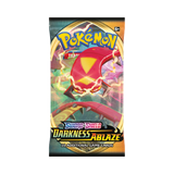 Frontansicht eines Booster der Pokémon TCG Erweiterung Darkness Ablaze