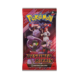 Frontansicht eines Boosterpacks der Pokémon TCG Erweiterung Destined Rivals