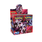 Frontansicht eines Booster Display der Pokémon TCG Erweiterung Destined Rivals