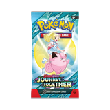 Frontansicht eines Boosterpacks der Pokémon TCG Erweiterung Journey Together
