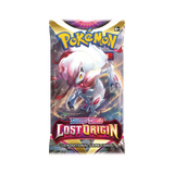 Frontansicht eines Booster der Pokémon TCG Erweiterung Lost Origins