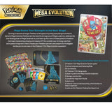 Rückansicht einer Elite Trainer Box der Pokémon TCG Erweiterung Mega Evolution