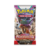 Frontansicht eines Booster der Pokémon TCG Erweiterung Paldea Evolved