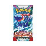 Frontansicht eines Booster der Pokémon TCG Erweiterung Paldea Evolved