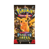 Frontansicht eines Booster der Pokémon TCG Erweiterung Paldean Fates