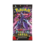 Frontansicht eines Booster der Pokémon TCG Erweiterung Paldean Fates