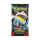 Frontansicht eines Booster der Pokémon TCG Erweiterung Paldean Fates