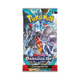 Frontansicht eines Booster der Pokémon TCG Erweiterung Paradox Rift