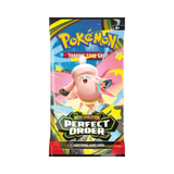 Frontansicht eines Boosterpacks der Pokémon TCG Erweiterung Perfect Order