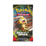 Frontansicht eines Boosterpacks der Pokémon TCG Erweiterung Perfect Order