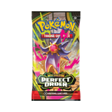 Frontansicht eines Boosterpacks der Pokémon TCG Erweiterung Perfect Order
