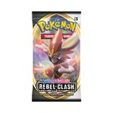 Frontansicht eines Booster der Pokémon TCG Erweiterung Rebel Clash