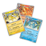 Promokarten einer Poster Collection der Pokémon TCG Erweiterung Prismatic Evolutions