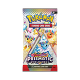 Frontansicht eines Booster der Pokémon TCG Erweiterung Prismatic Evolutions