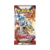 Frontansicht eines Booster Packs der Pokémon TCG Erweiterung Scarlet & Violet Base