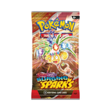 Frontansicht eines Boosterepack der Pokémon TCG Erweiterung Surging Sparks