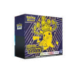 Frontansicht einer ETB der Pokémon TCG Erweiterung Surging Sparks