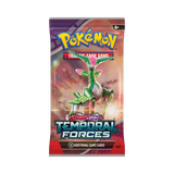 Frontansicht eines Booster Packs der Pokémon TCG Erweiterung Temporal Forces
