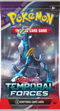 Frontansicht eines Boosterepack der Pokémon TCG Erweiterung Temporal Forces