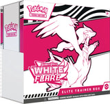 Frontansicht einer Elite Trainer Box der Pokémon TCG Erweiterung White Flare